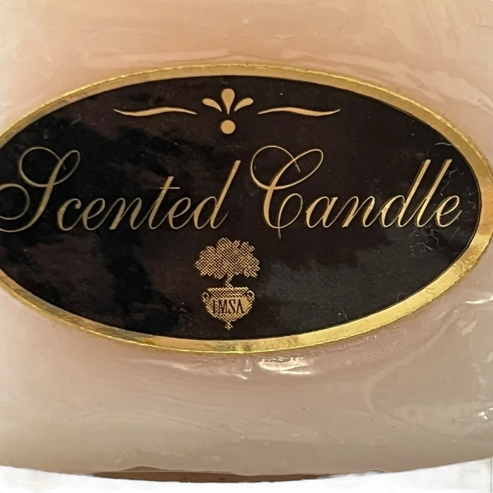 IMSA French Vanilla Scented Wax Candle NOS Vintage 2.75 x 2.75”‎ Deadstock